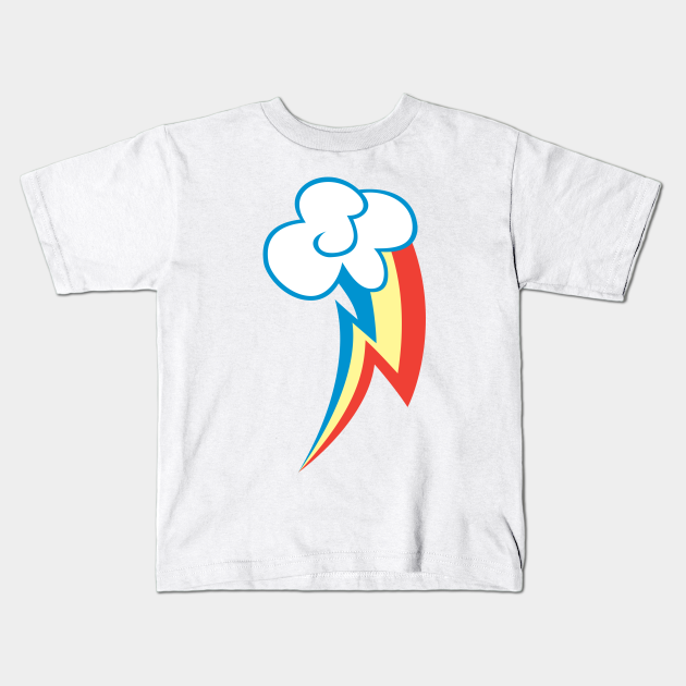Rainbow Dash Cutie Mark Apparel - My Little Pony - Kids T-Shirt | TeePublic